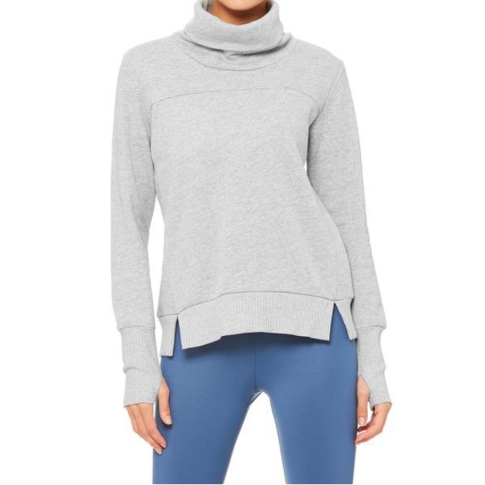 ALO Yoga Haze Long Sleeve Top Size S/M